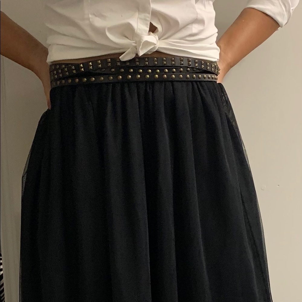 Genuine Leather Studded Belt ( Black Medium and Small Only)